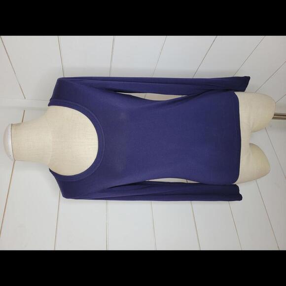 VERSONA medium blue unbelievably soft and stretchy tee shirt - Picture 1 of 5